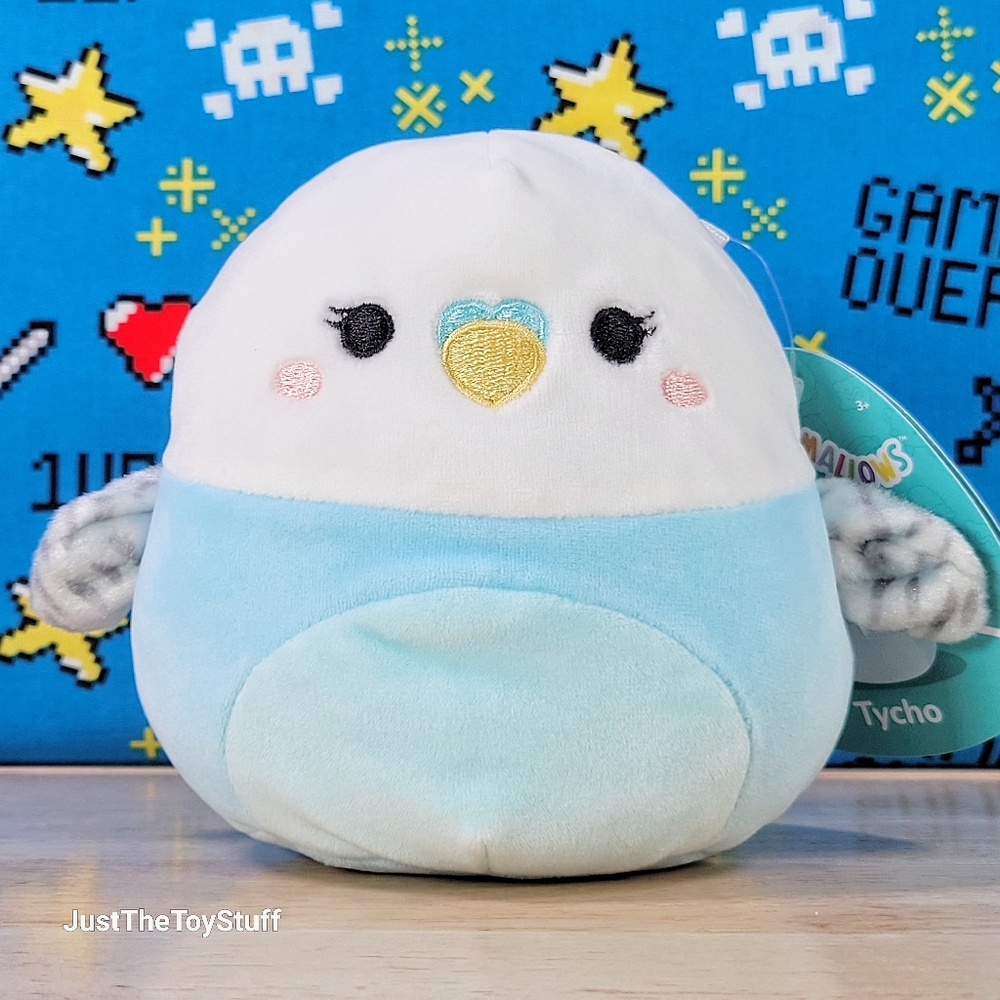 Squishmallow Tyco the Parakeet 5" UltraSoft Stuffed Animal Toy Plush NWT